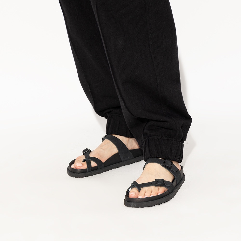 Birkenstock 1774 Mayari Black Suede Sandals - Picture 4 of 13